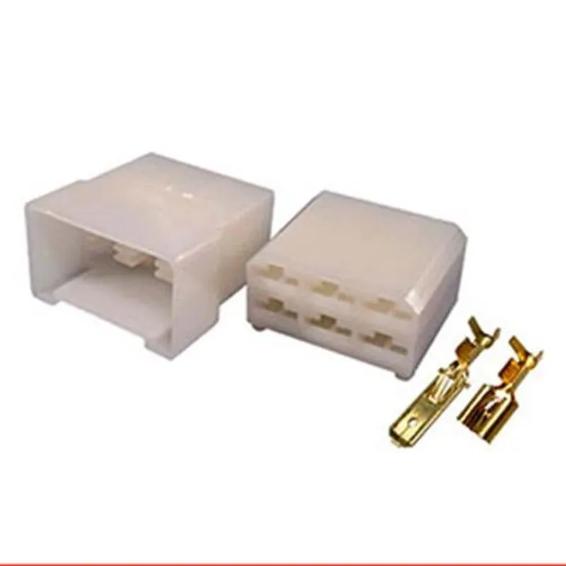 ETE7506 CHICOTE REPARO 6 VIAS INSTALAÇÃO DE ACESSÓRIOS DIVERSOS MACHO E FÊMEA - 5PÇ Fornec: RAINHA