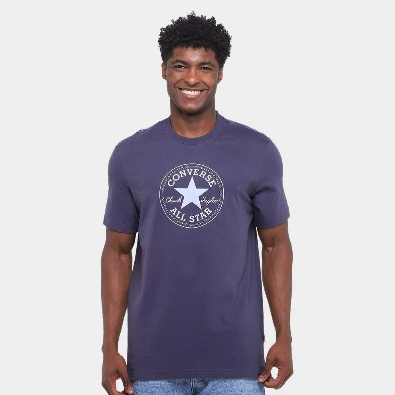 Camiseta Converse Starchev Masculina - Masculino - Roxo