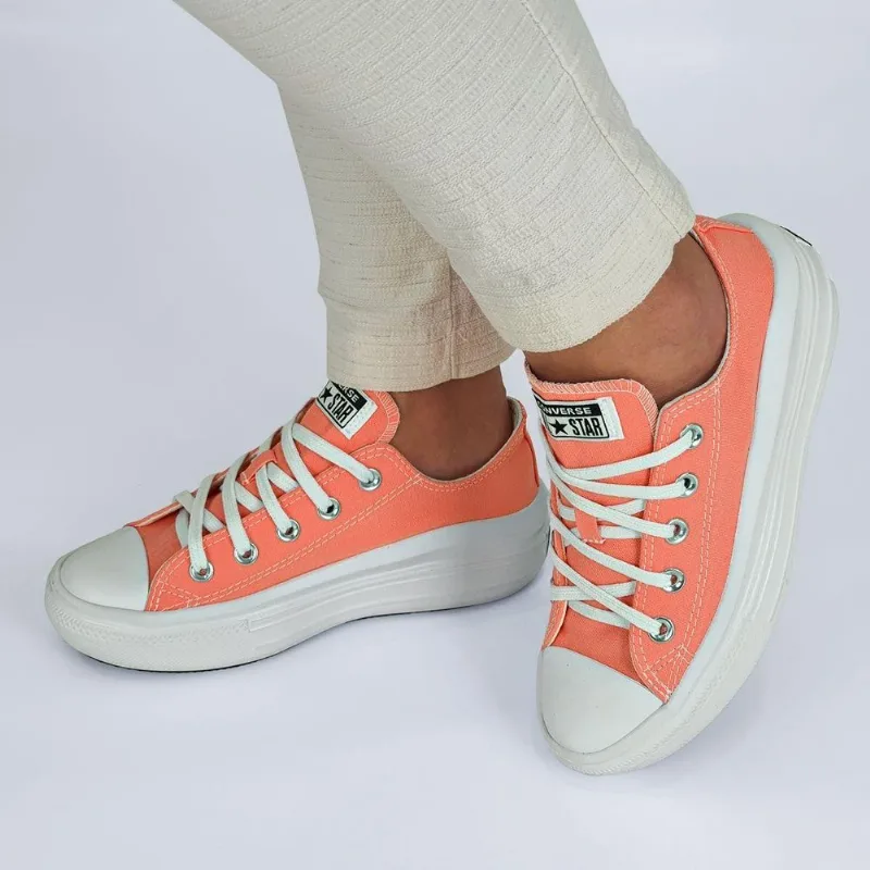 Tênis Converse All Star Move Sola Alta CT17820017 Coral 35 / Coral