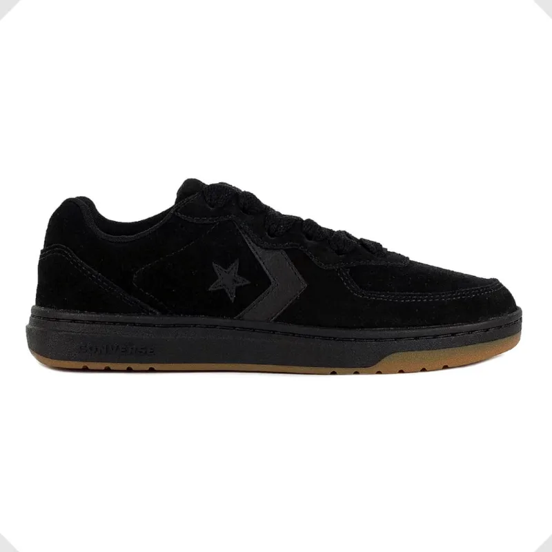 Tênis Converse Rival V2 Ox Seasonal Material Preto Preto Marrom Mel CO05430001