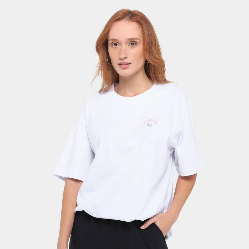 Camiseta Converse Estampada Feminina - Feminino - Branco