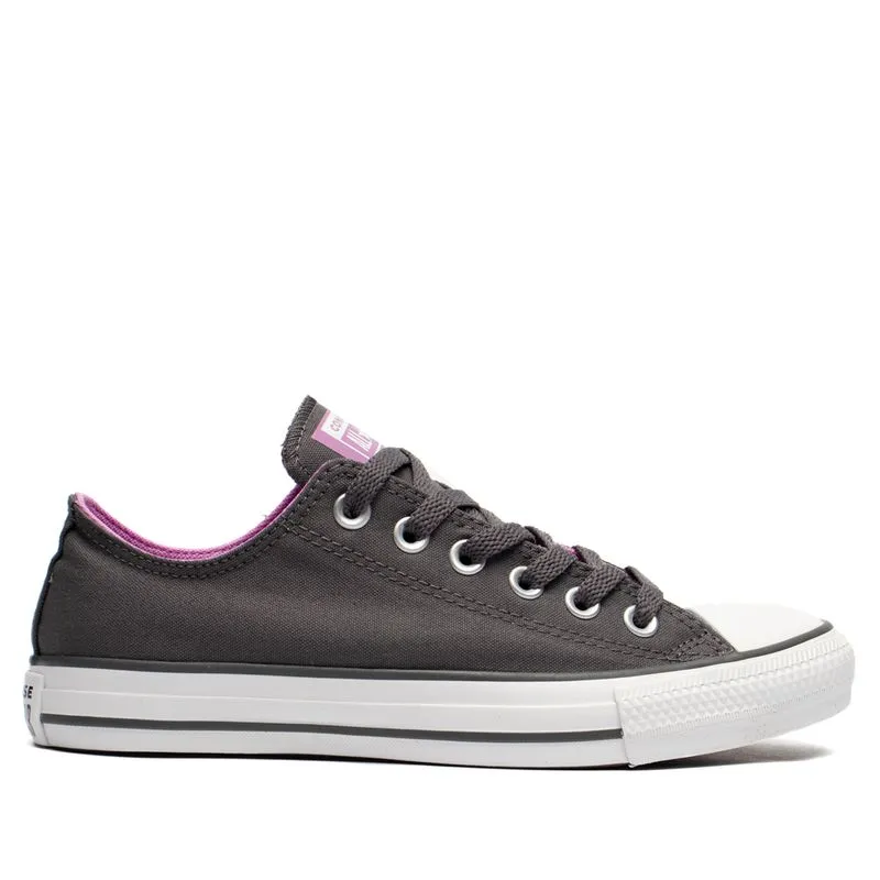 Tênis Feminino Converse Chuck Taylor Casual Cinza/Rosa - 37