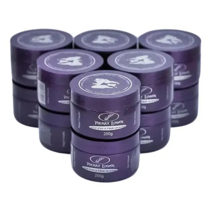 12 Unidades Gel Cera Pierry Lohan - 250g