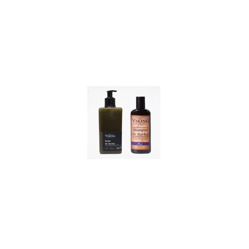 Kit Balm De Barba Mar 500ml + Shampoo De Barba Mar 200ml