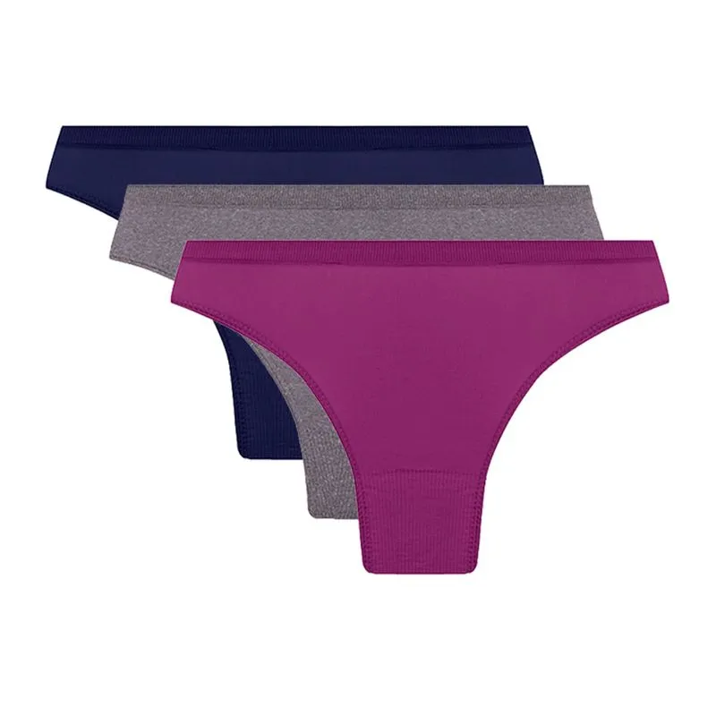 Calcinha Trifil C04404 com 3 Unidades 031-Vermelho/Amarelo/Branco M