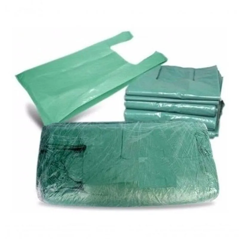 Kit Com 5 Kg De Sacola Reciclada + 5 Kg De Saco Para Lixo