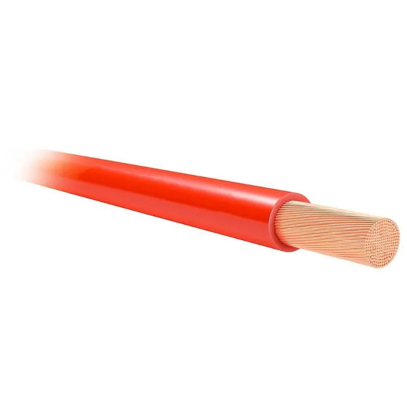 Fio Cabo Flexível 2,5Mm Vermelho - 25 Metros