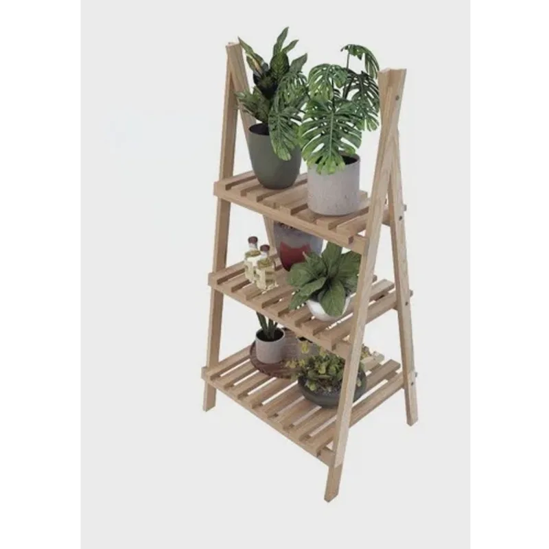 Suporte para jardim Vertical c/ 3 Prateleiras Multiuso