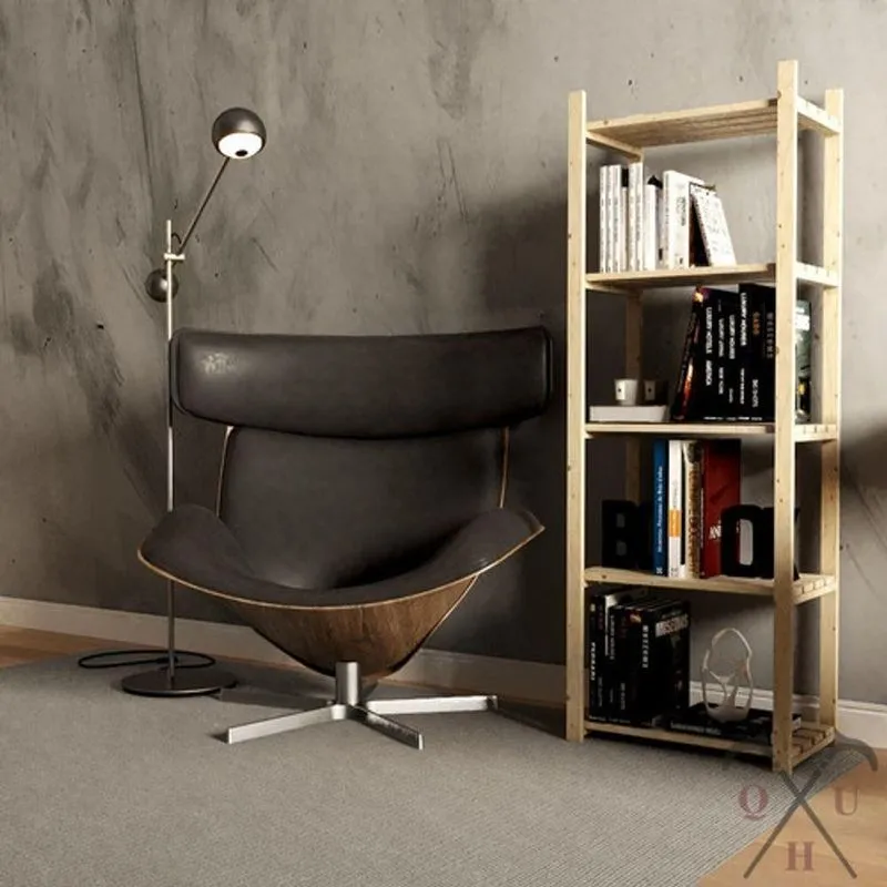 Estante Decorativa Com5 Prateleiras Multiuso Madeira Pinus