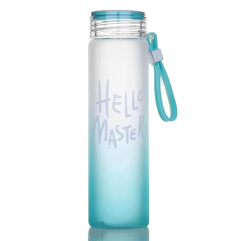Garrafa Água Academia Fitness Degrade 500ml Hello Master