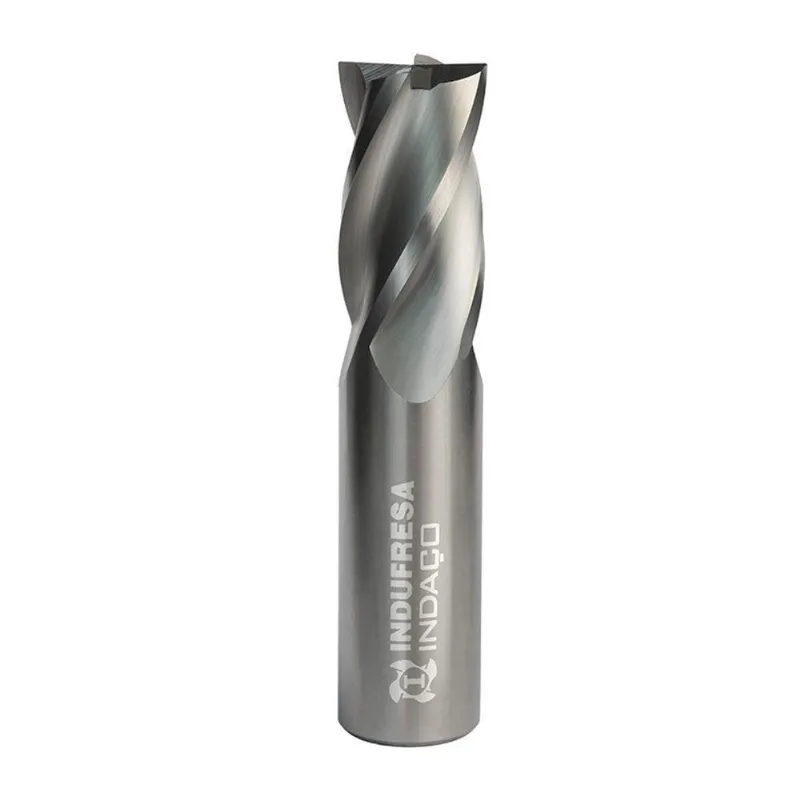 Fresa De Topo Reto Metal Duro Haste Cilíndrica 4 Cortes - 14x28x75x14