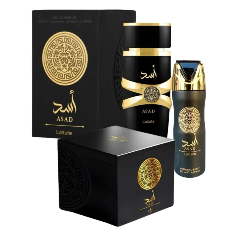 Kit Completo: Perfume, Creme Asad Original E Aerosol
