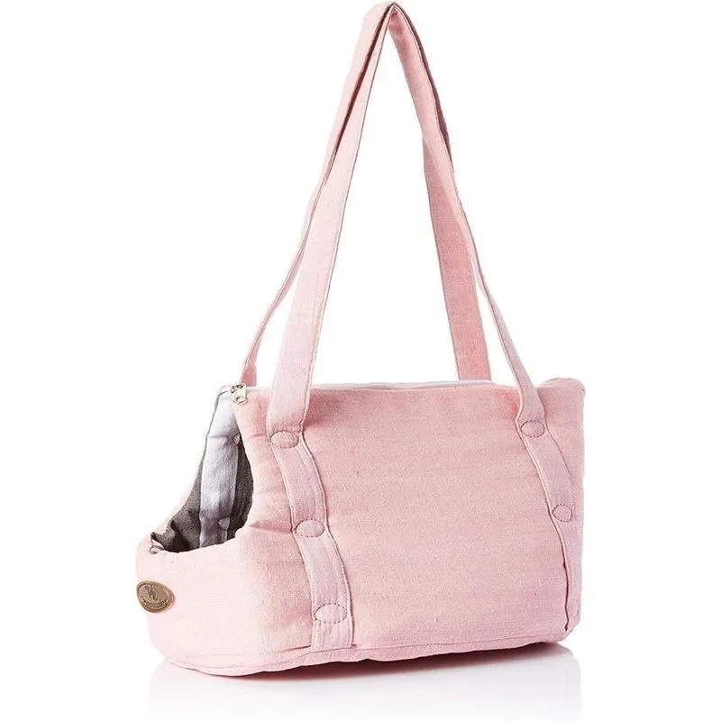 Bolsa Transporte Passeio Pet Cachorro Gato Risk P - Rosa