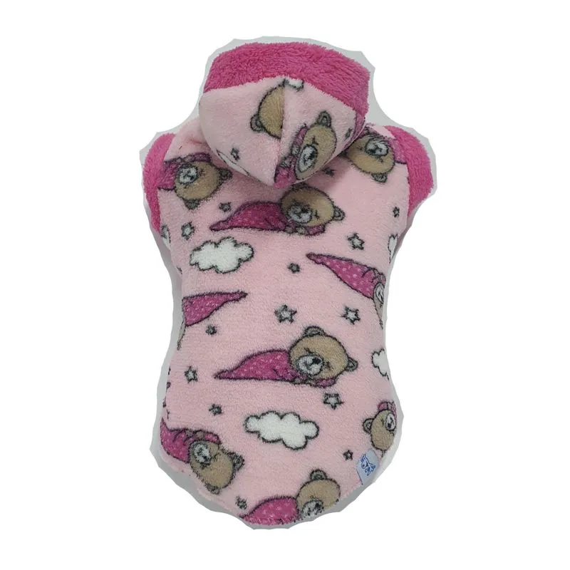 Roupa Puppy - G - 06 - Rosa Estampado