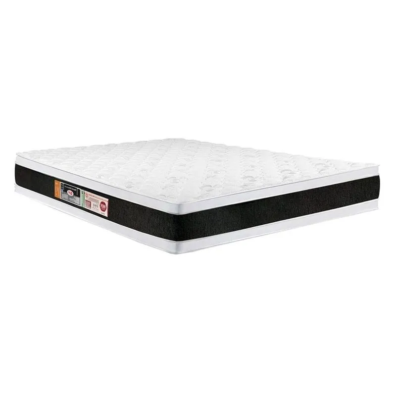 Colchão Castor D45 Black White air Double Face King 193