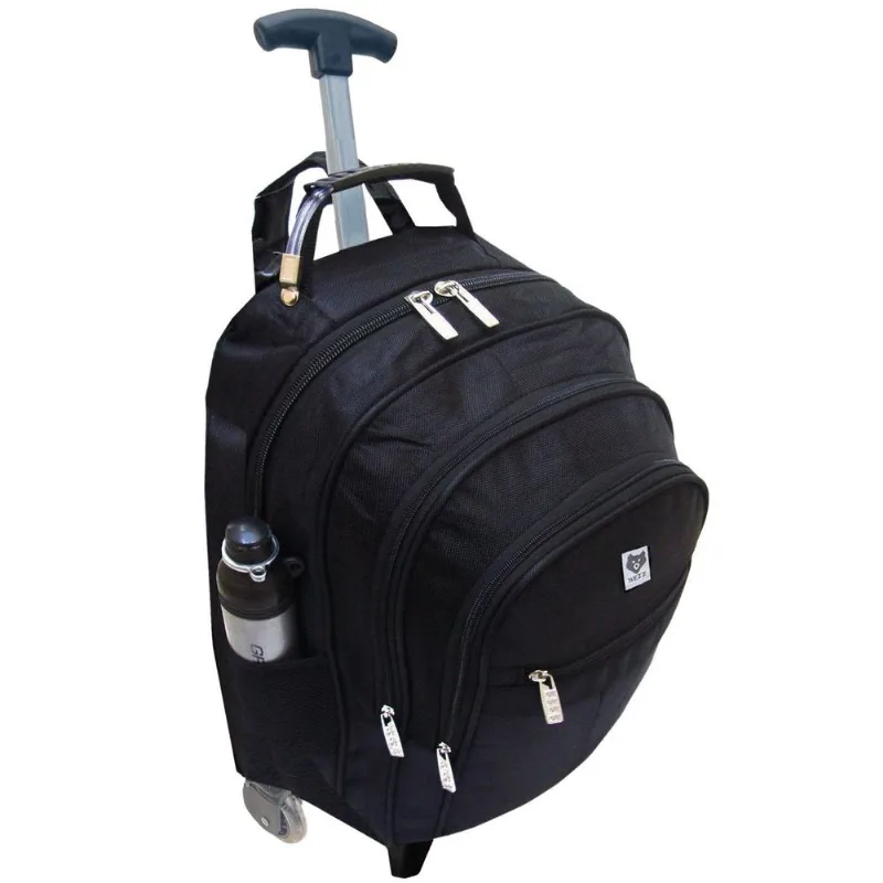 Mochila Rodinha Roda 40 Litros Puxador Reforçado Cabo De Aço