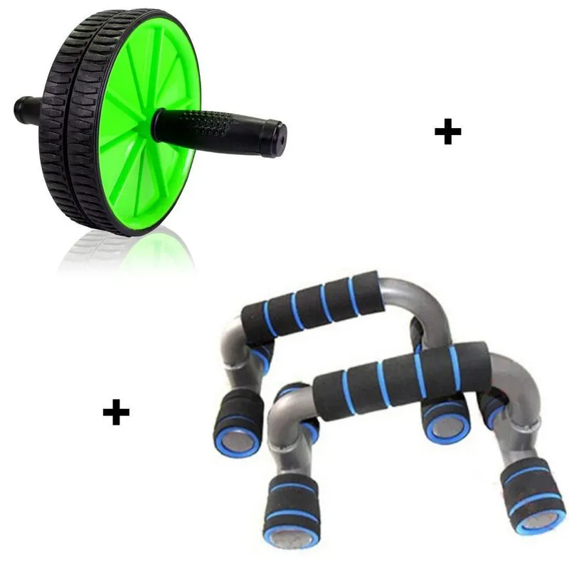 Apoio Fixo Flexão Treino Roda Abdominal Academia Crossfit