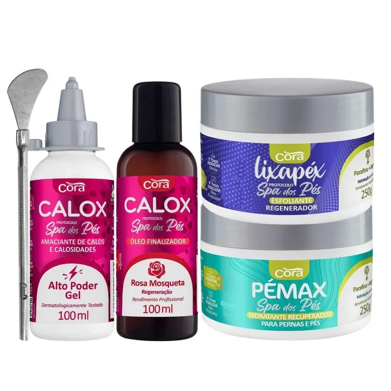 Spa Pés Calox Gel Removedor Calosidades Com Parafina