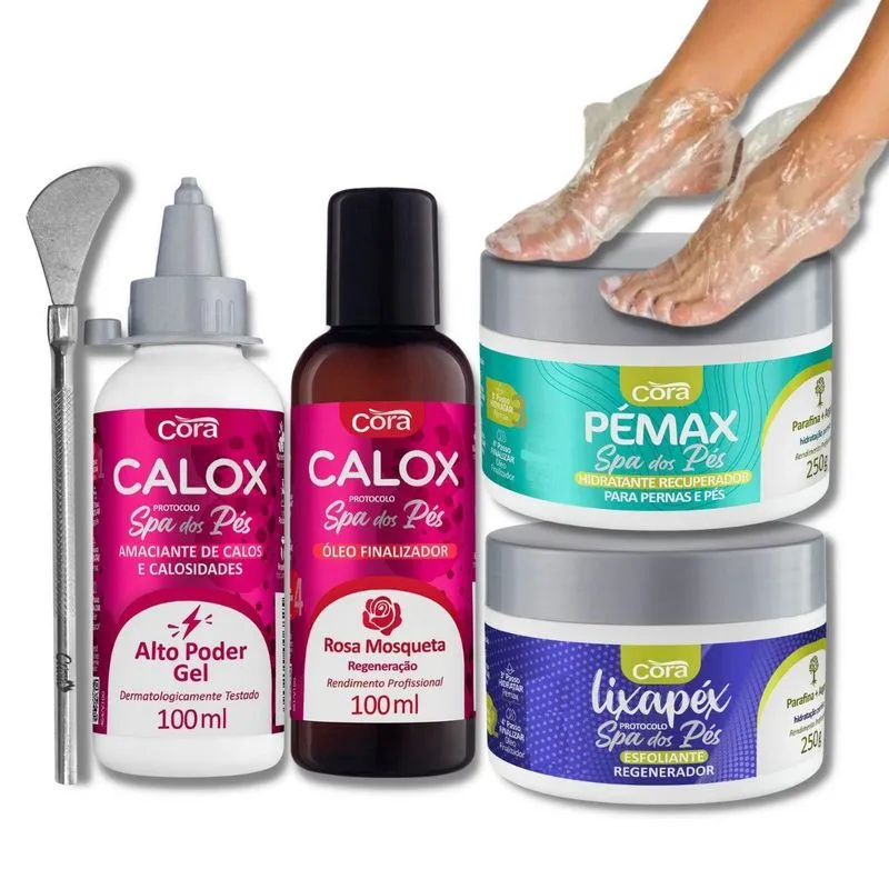 Spa Pés Calox Gel Removedor Calosidades Com Parafina