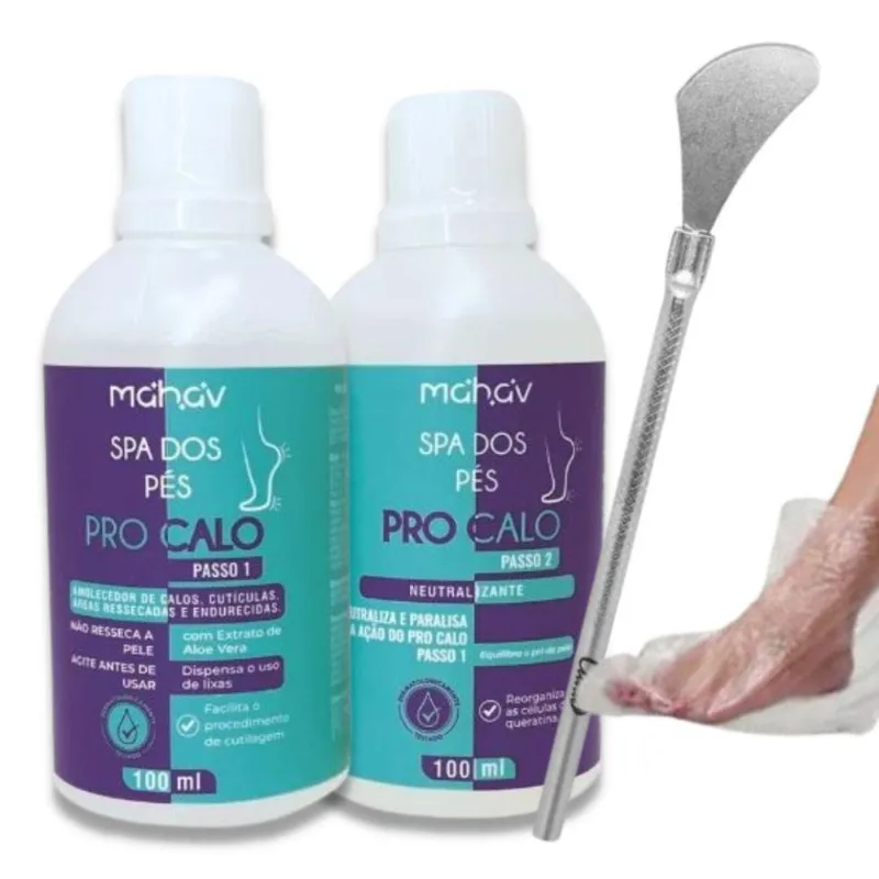 Pro Calo Amolecedor + Neutralizante Espátula 222+10 Botinhas