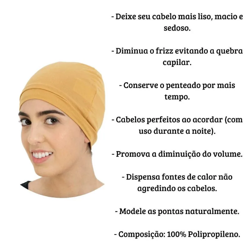 Kit Touca Nero: 2 Unidades Para Cabelos Lisos E Sedosos