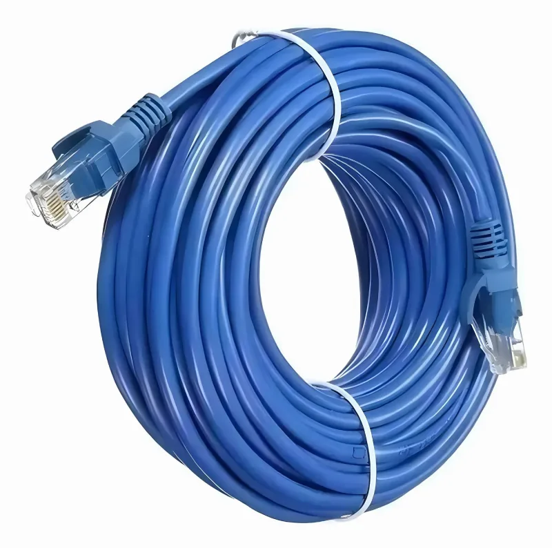 Cabo de Rede 20 Metros Conector RJ45 Cat6 10.2 Gbps MiniMen