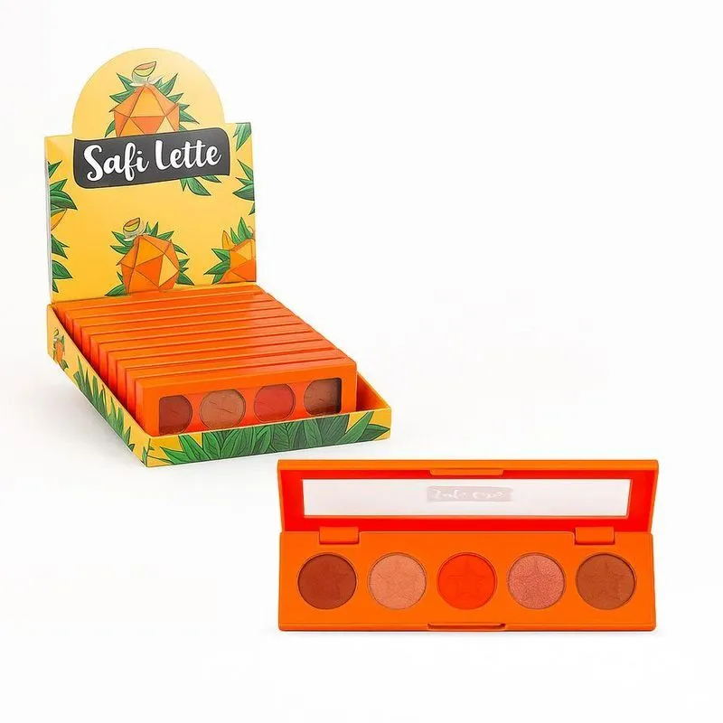 Paleta De Sombra Laranja Com Mimo - 12un