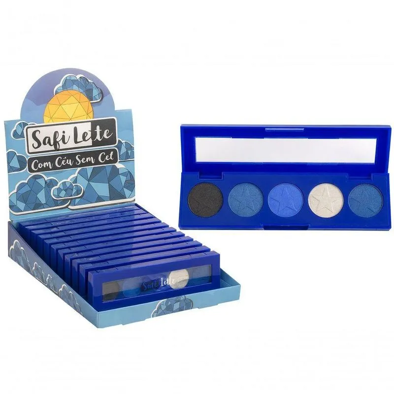 Paleta De Sombra Com Céu Sem Cel - 1un