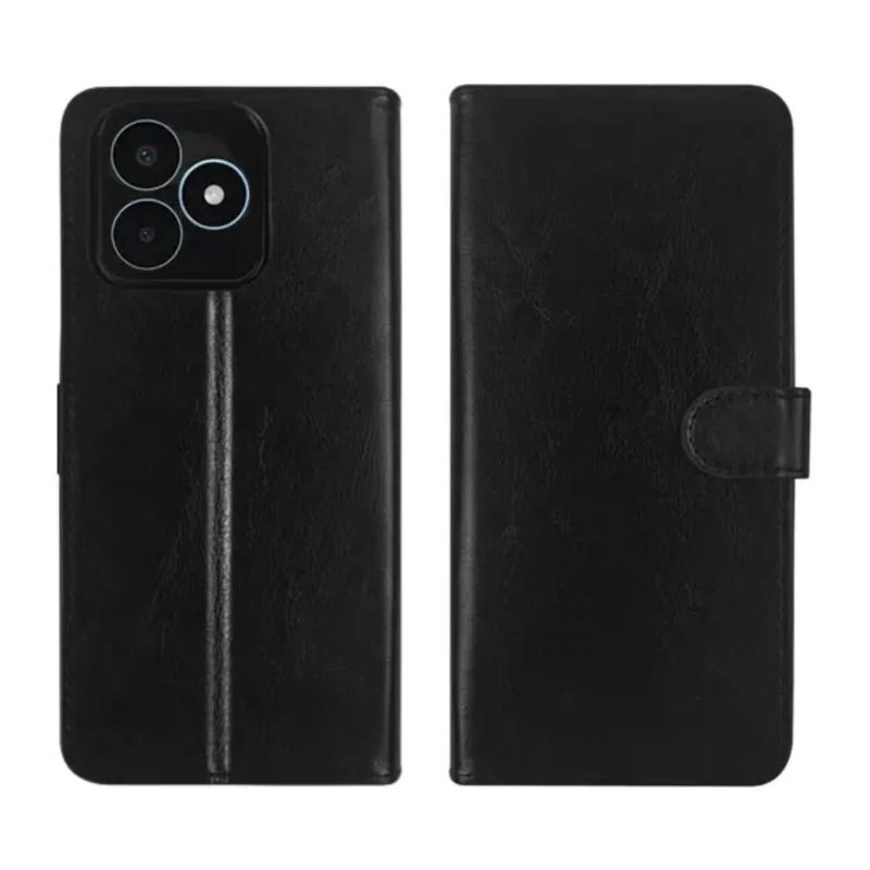 Capa Carteira + Pel. Gel Privativa Compatível Realme Note 50