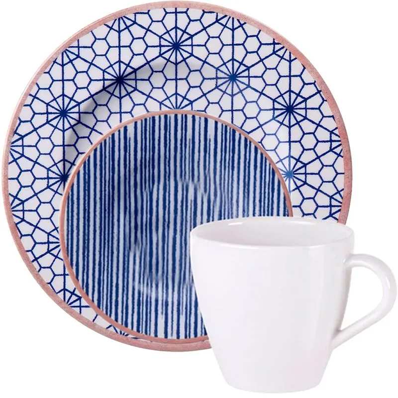 Kit Jogo Café Lanche 8peças 4 Pessoas Abstratta Tramontina
