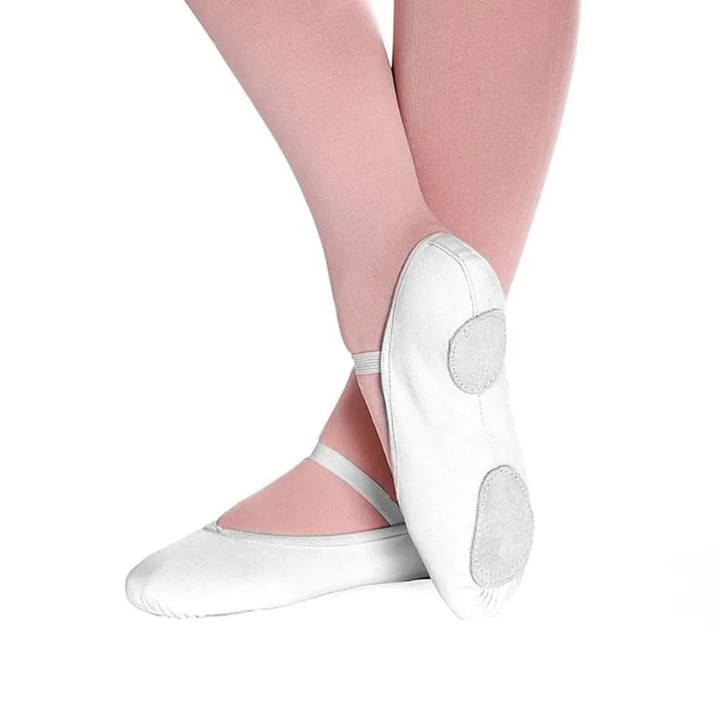 Sapatilha Só Dança Meia Ponta F-23 Lona Para Ballet Infantil 22 ao 32 31 / Branco