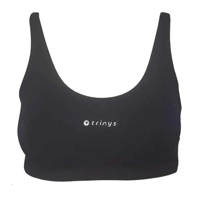 Top Trinys Isla Básico Suplex A-023 Feminino P / Preto.