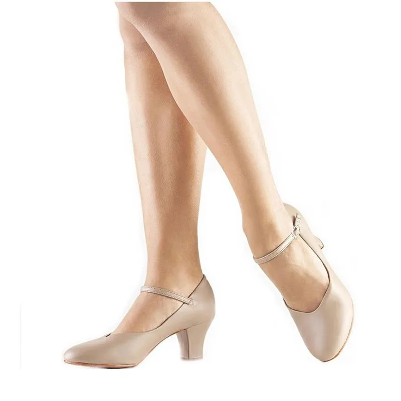 Sapato Dança De Salão Só Dança Napa Salto 5cm Bege Ch-52