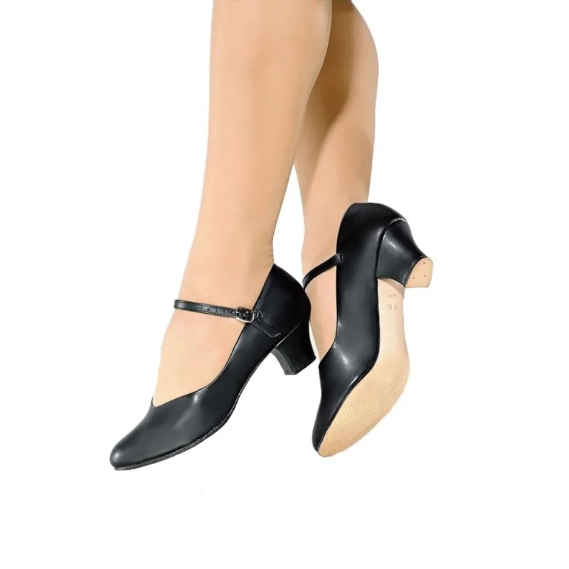 Sapato Dança De Salão Só Dança Napa Salto 5cm Preto CH-52 Feminino 40 / Preto.