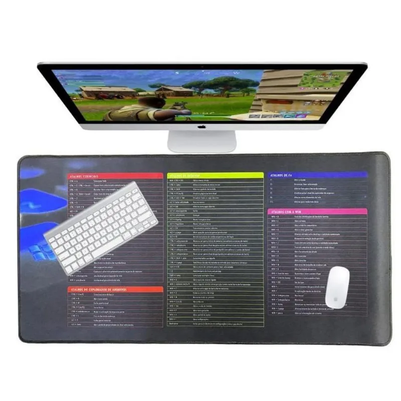 Mouse Pad Gamer 700 X 350 ( Atalhos Do Windows )