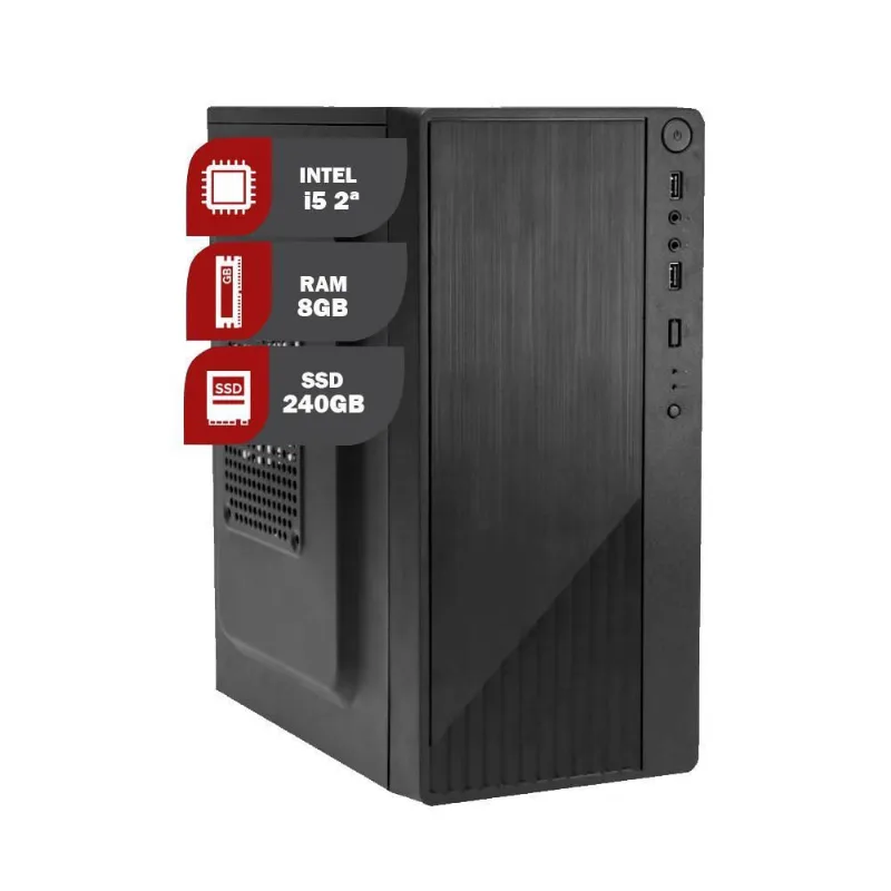 Pc Computador Cpu Intel Core I5 + Ssd 240Gb, 8Gb Memória Ram