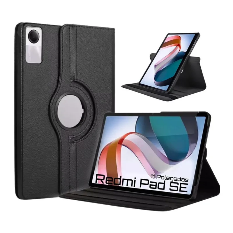 Capa Giratória + Película Vidro 3D Para Redmi Pad Se 11 Pol.