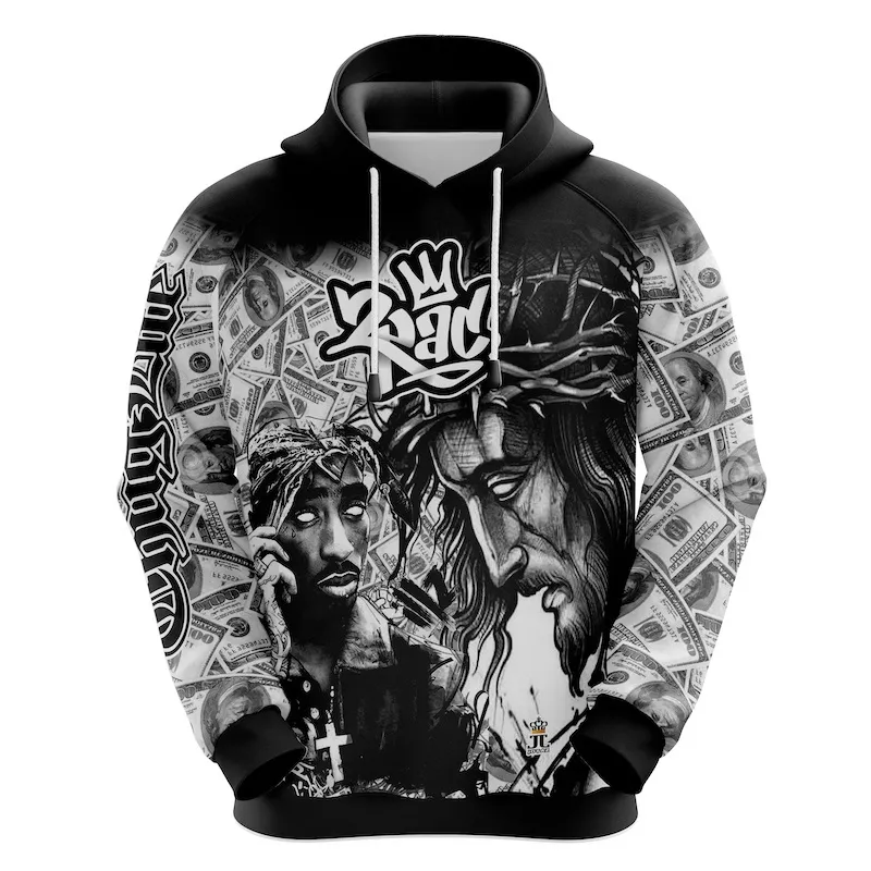 Blusa Jaqueta Casaco Two 2 Pac Hip Hop Rap Rapper
