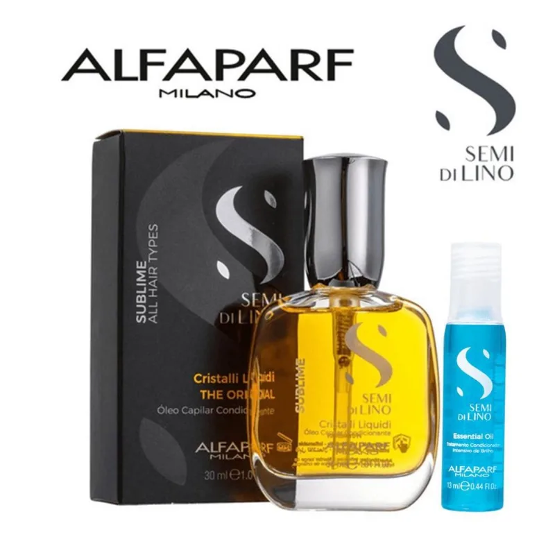 Kit Cristalli Liquid 30ml E Ampolas 13ml Alfaparf