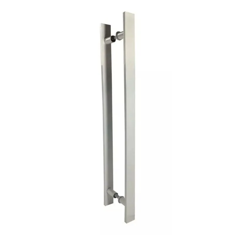 Puxador Para Portas Madeira / Vidro Alumínio Branco - 40 Cm
