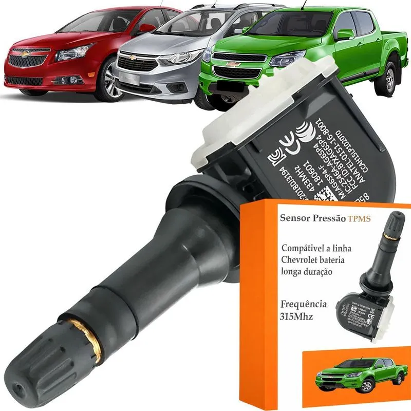 Sensor Tpms Pressao Onix Cobalt S10 Cruze Prisma 2016/2024