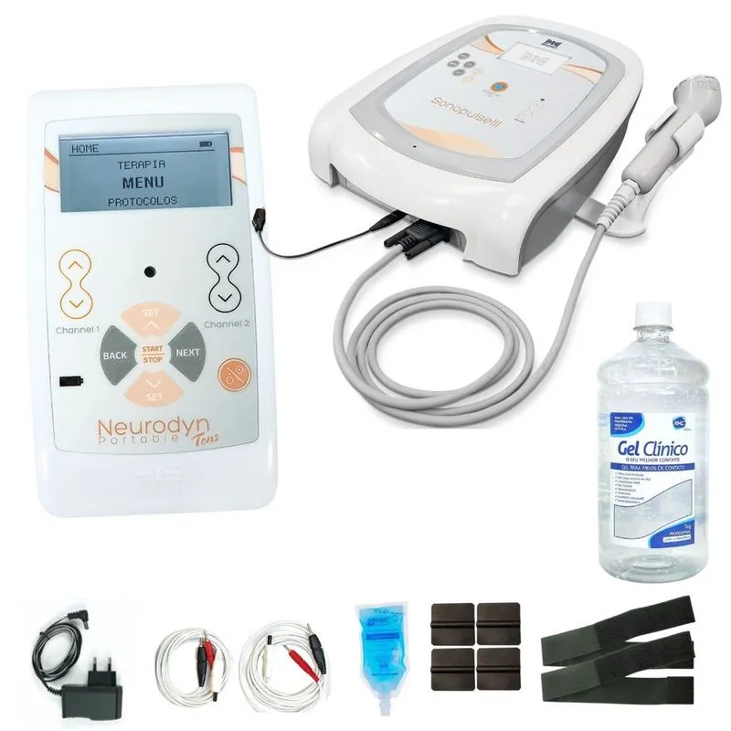 Kit Neurodyn Portátil tens + Sonopulse iii Ibramed
