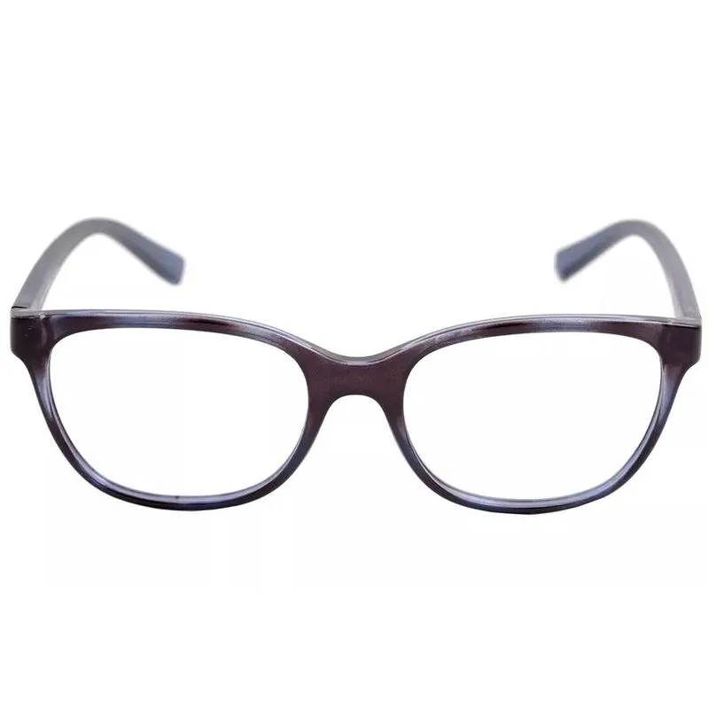 Óculos de Grau Armani Exchange AX3037L 8206/53 Havana Azul Brilhante