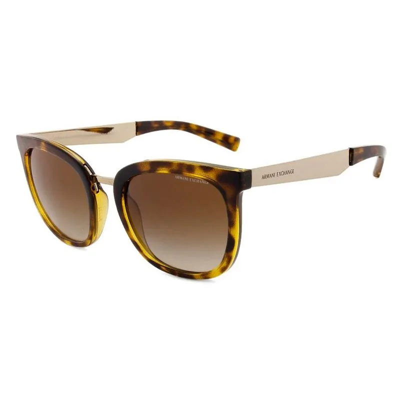Óculos de Sol Armani Exchange AX4089S 803713/53 Tartaruga Brilhante