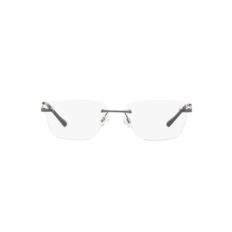 Armação de Óculos de Grau Masculino Platini Retangular P91188 Cor Chumbo Acetinado