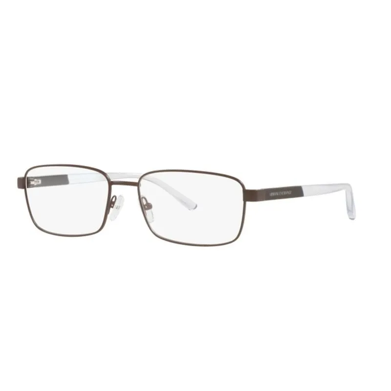 Armação De Óculos Armani Exchange Ax1050l 6001 56 Marrom Fosco