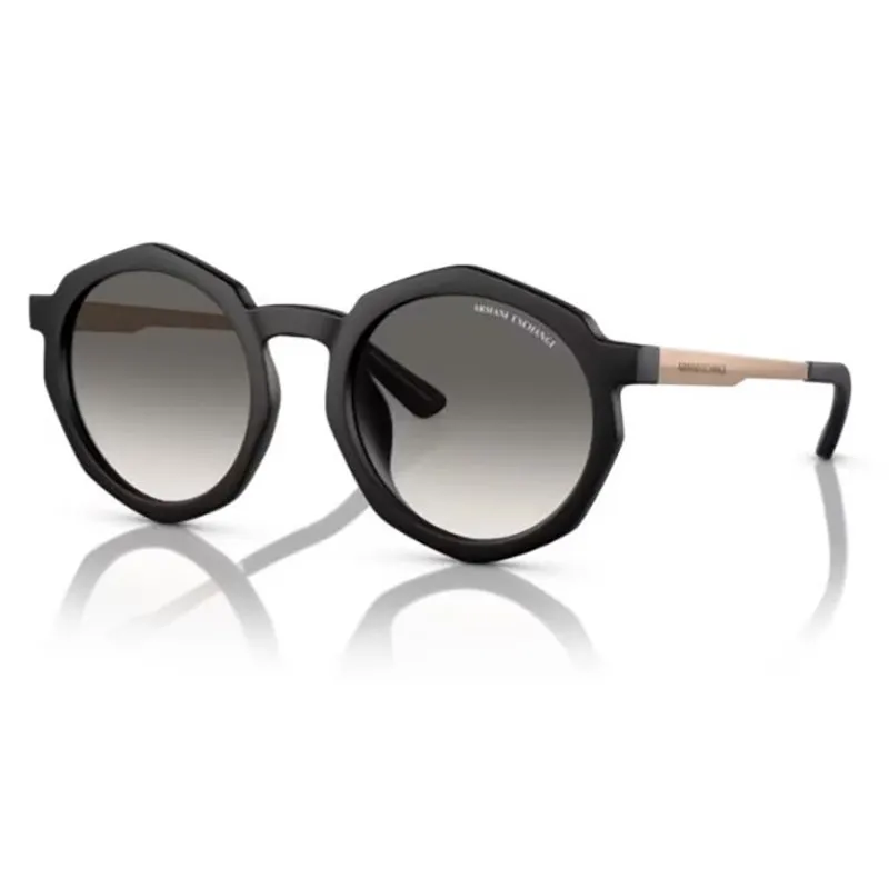 Óculos de Sol Armani Exchange AX4132SU Preto com Cinza Redondo