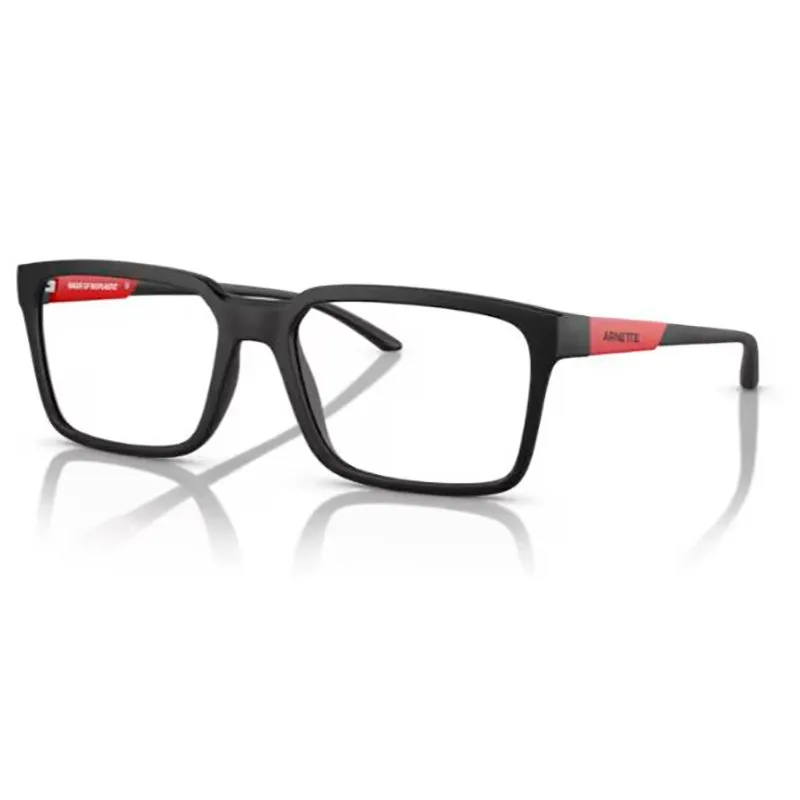 Óculos de Grau Masculino Arnette K8 AN7238 Quadrado Preto Fosco