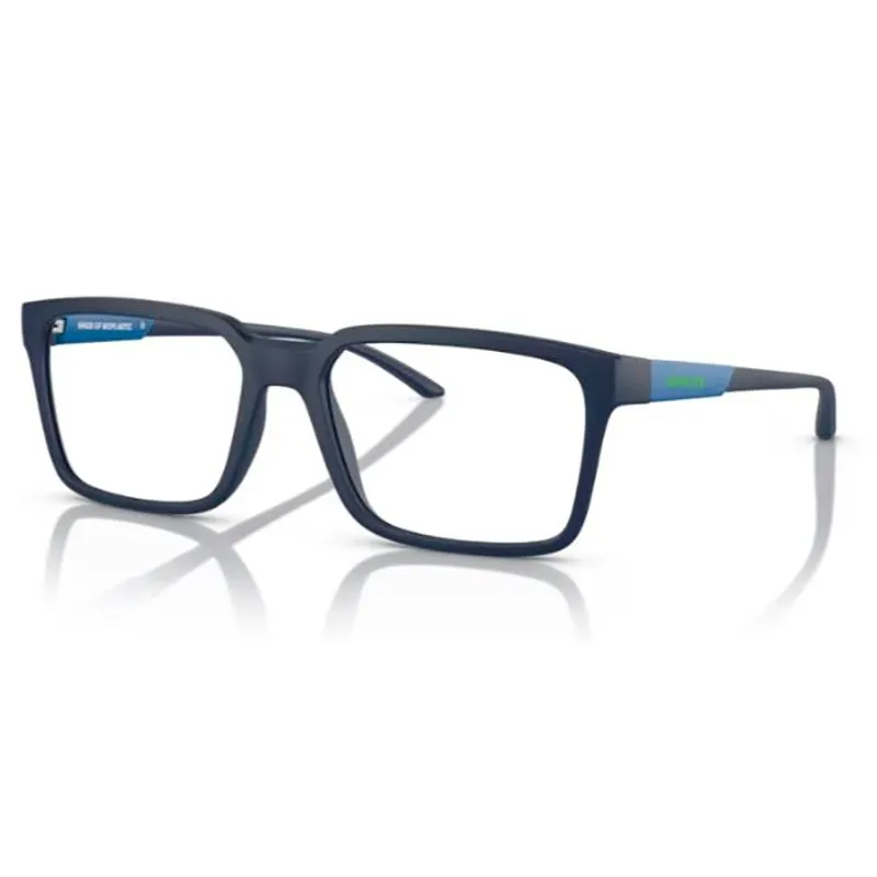 Óculos de Grau Arnette AN7238 K8 Quadrado Azul Fosco Tamanho 55