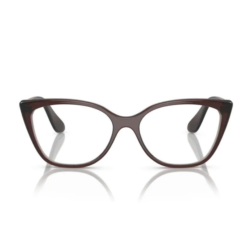 Armação para Óculos de Grau Feminina Vogue Eyewear VO5540L 3082 Marrom Transparente